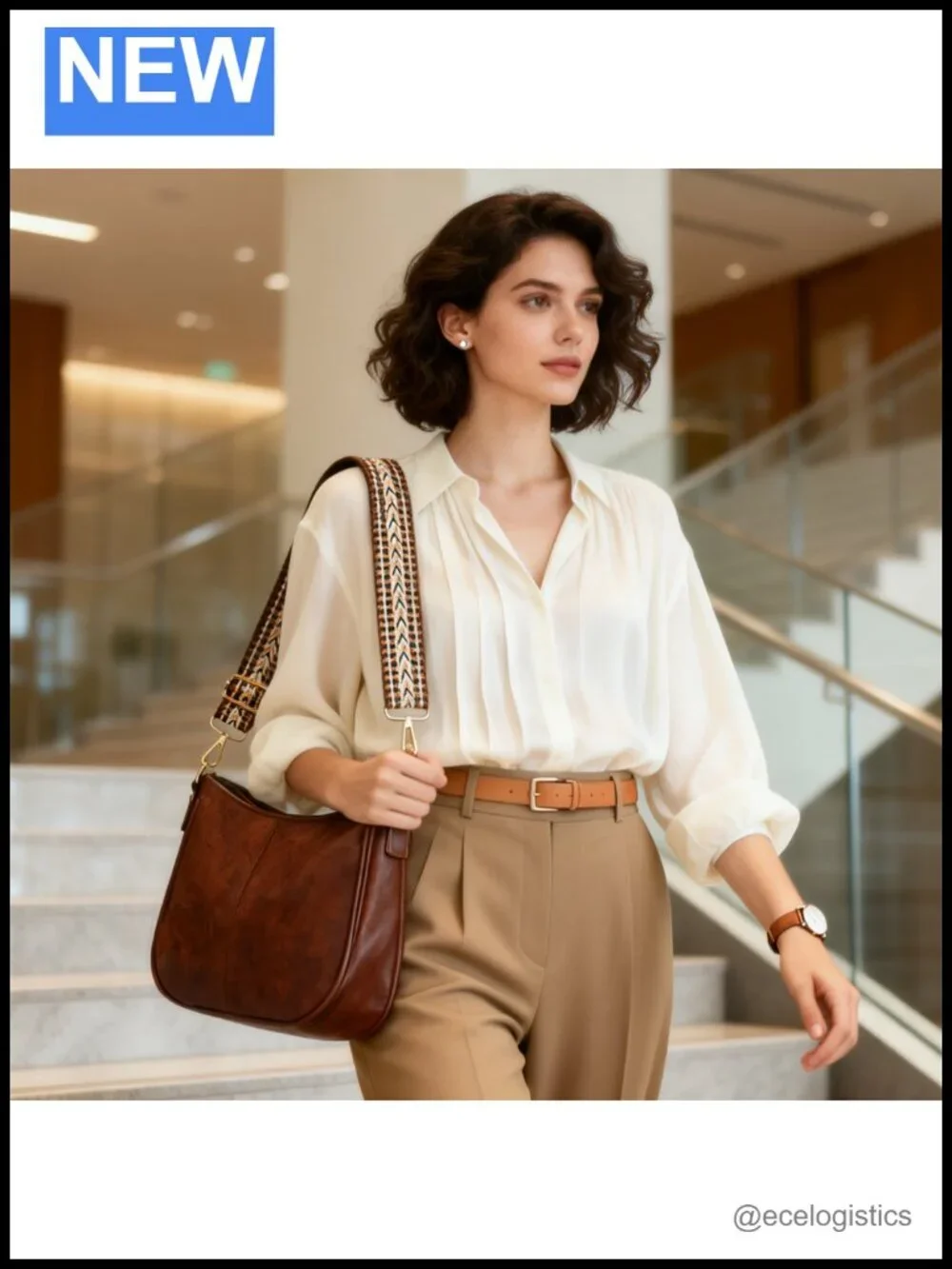 Women's PU Leather Hobo Crossbody Bag Lightweight Shoulder Purse